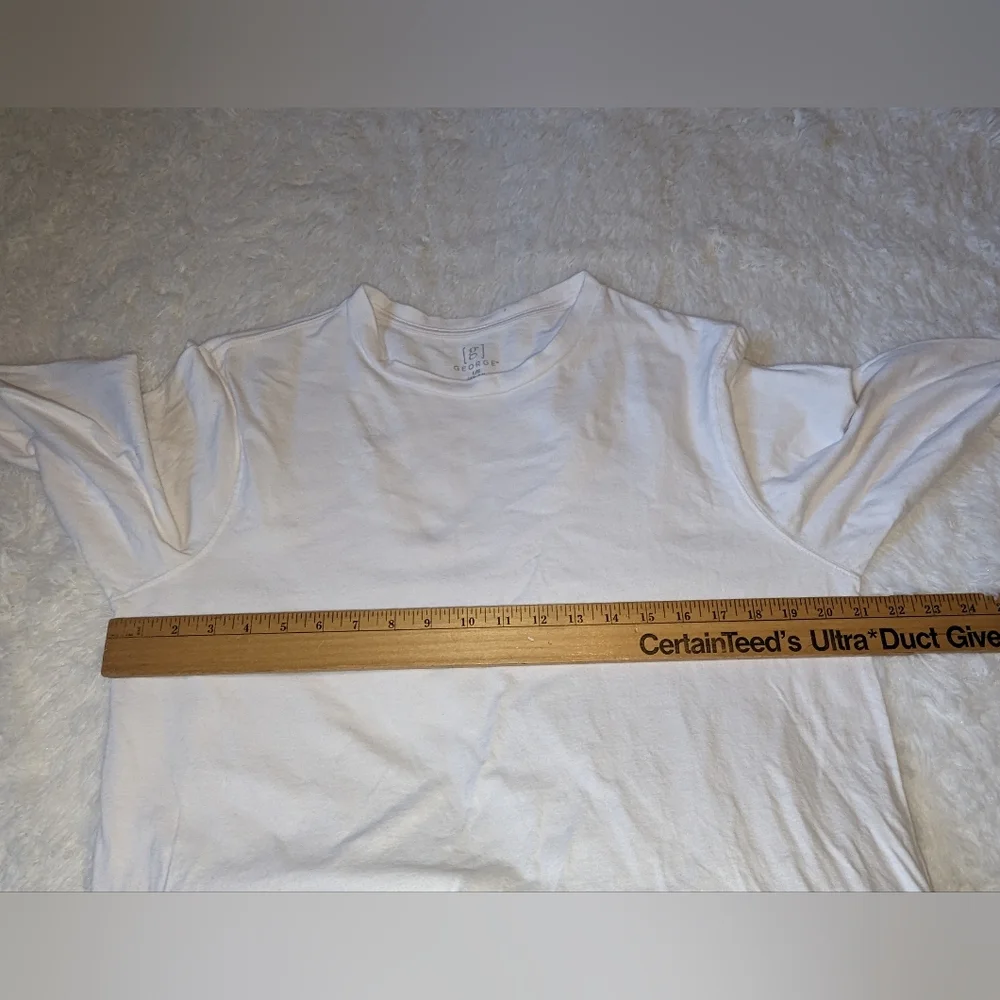 George Men's white long sleeve t-shirt - Picture 11 of 11
